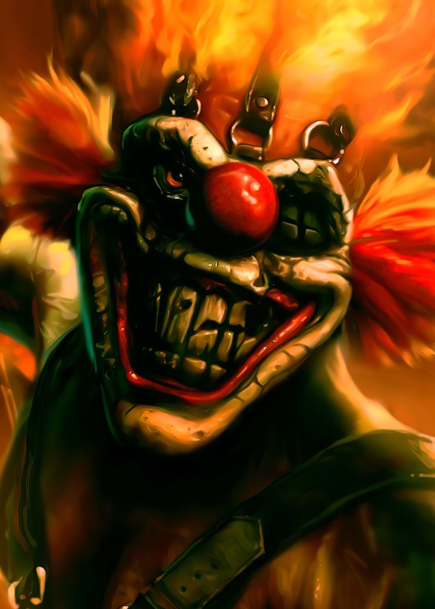 Twisted Metal' Poster, picture, metal print, paint by Jhonnie