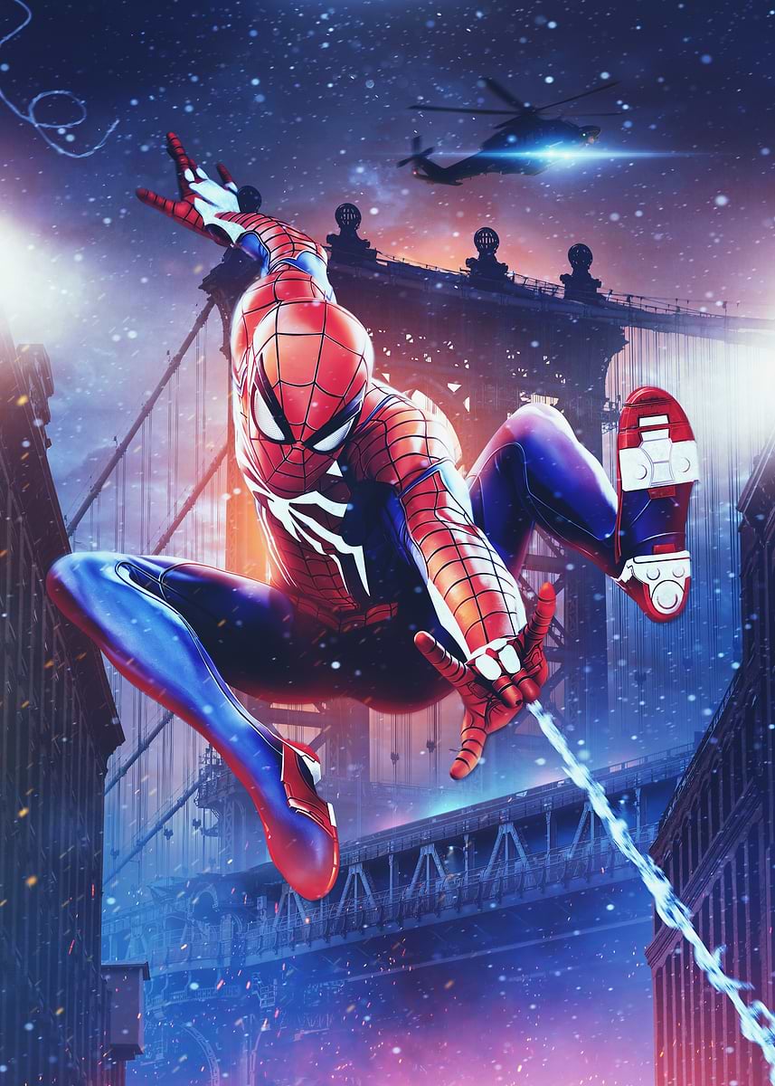 スパイダーマン DISPLATE メタリック ポスター ( #8832 ) Amazon.com