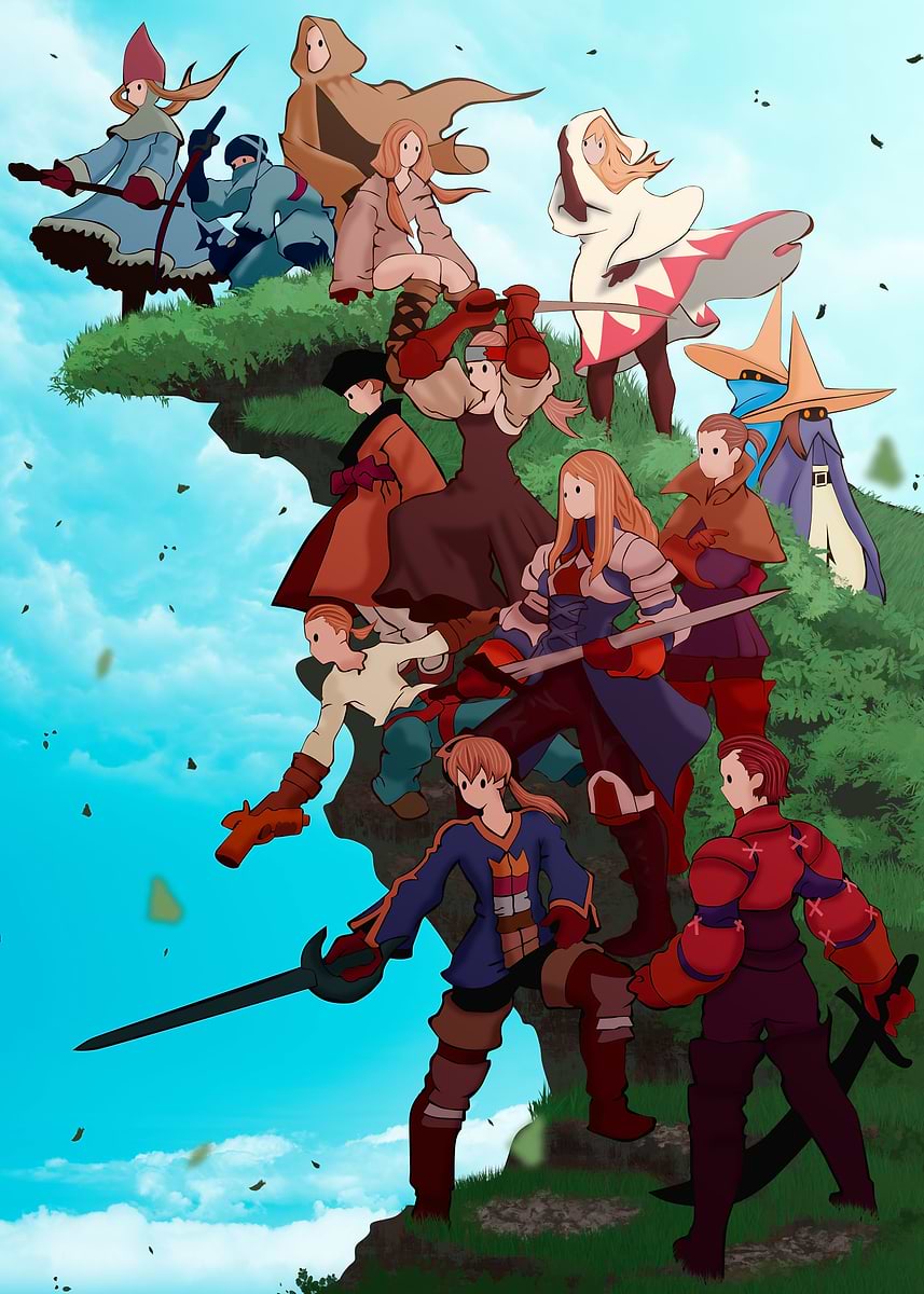 final fantasy tactics' Poster, picture, metal print, paint by