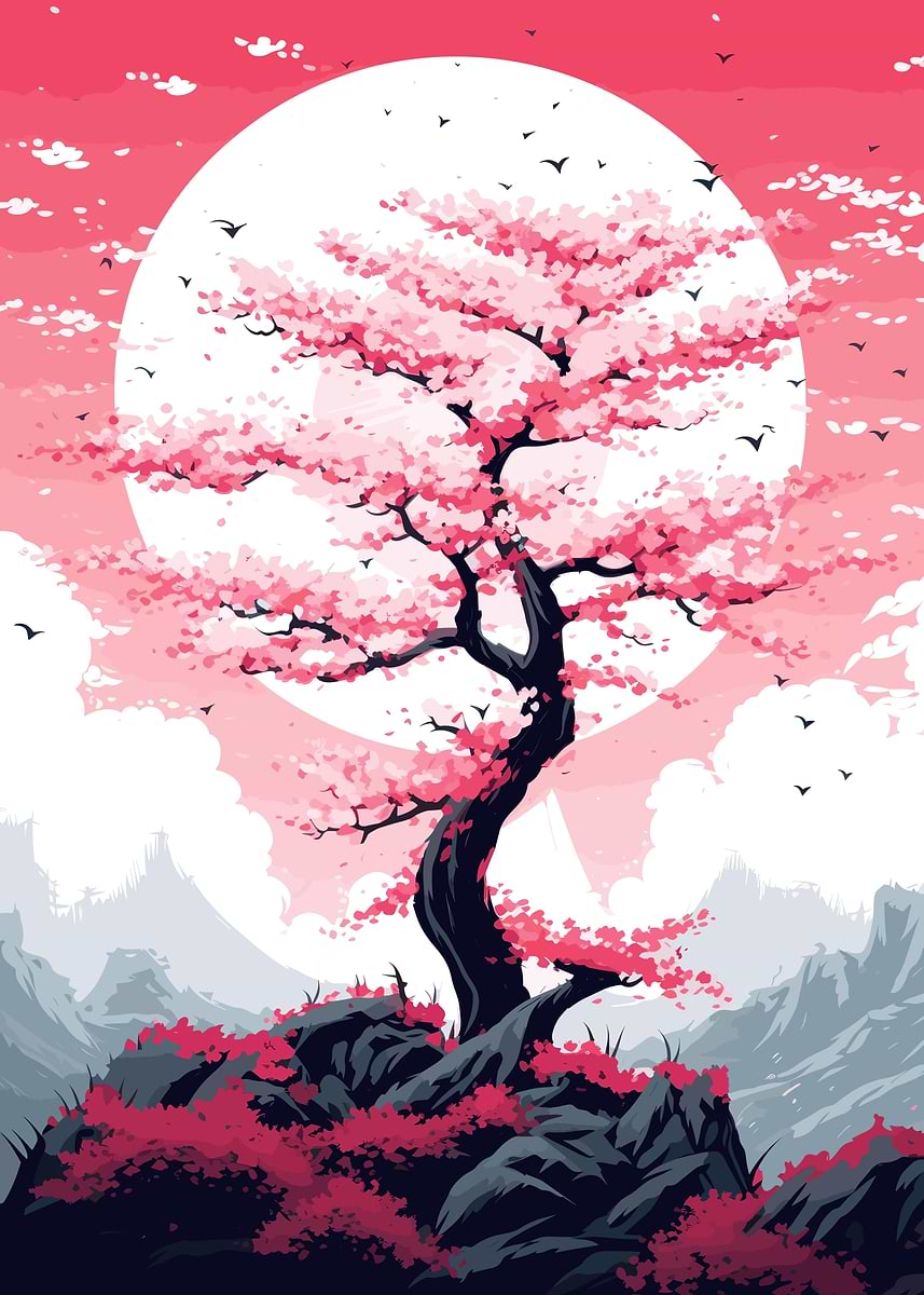 世界に50枚限定　スポンジボブポスター　JAPAN SAKURA PINK 942db70ef1f28bd5295c07f144ad2a