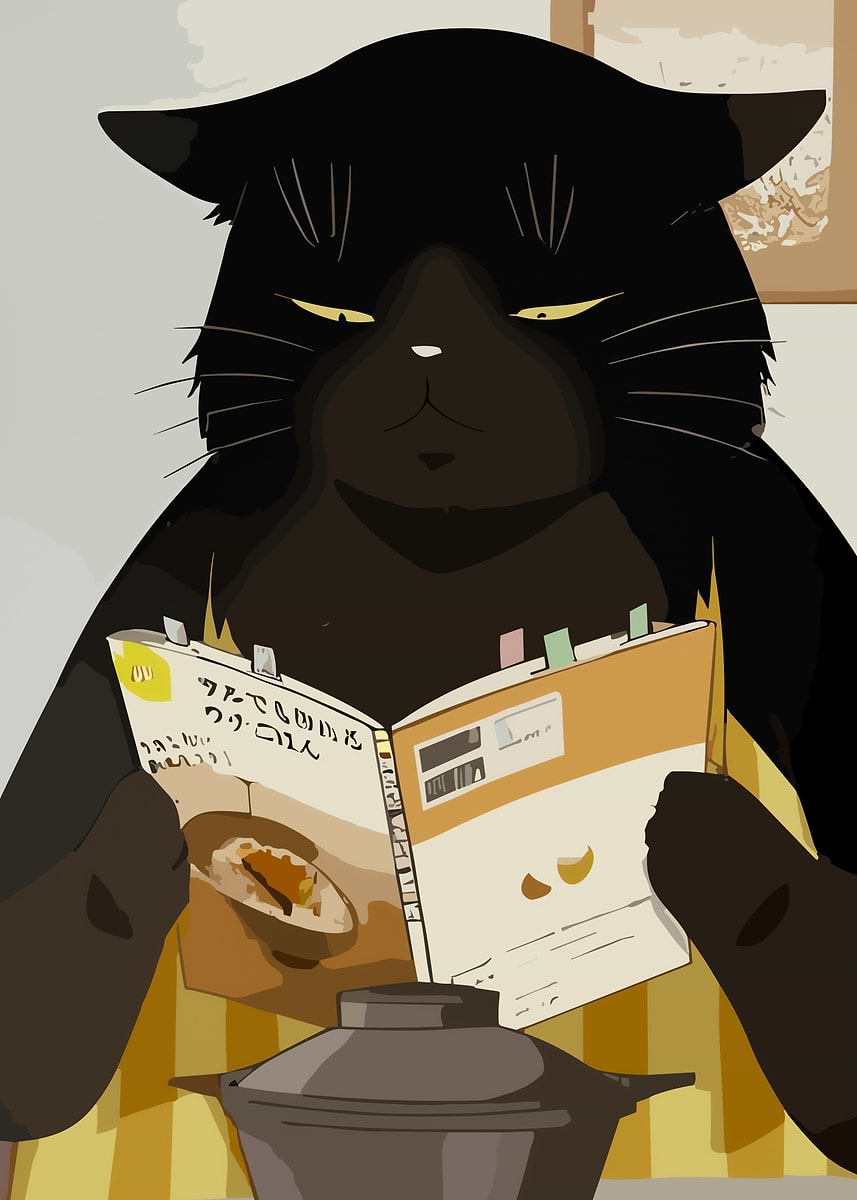 Displate ディスプレイット黒化け猫　メタルポースター 日本最大のブランド Displate ディスプレイット黒化け猫 メタル