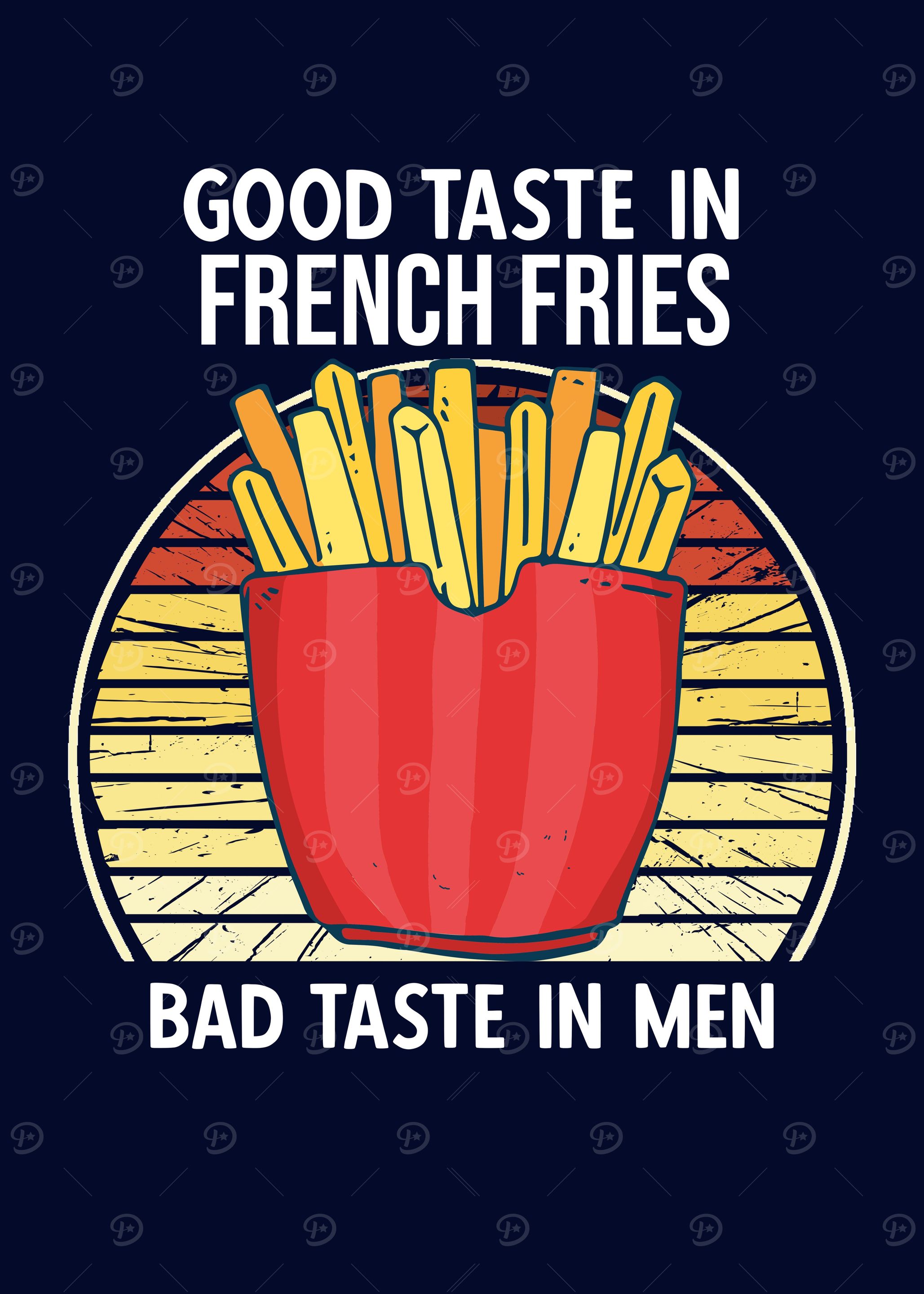'Funny French Fries Cute' Poster, picture, metal print, paint by MzumO ...