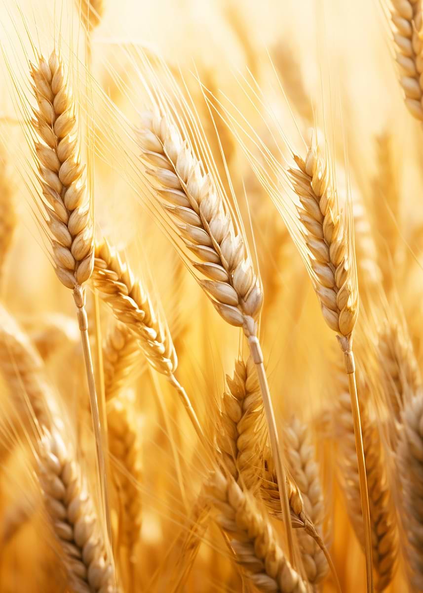 golden wheat' Poster, picture, metal print, paint by Spring Flower
