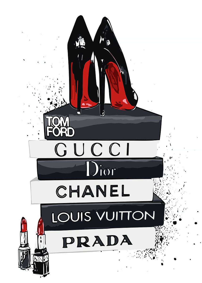 Fashion Beauty' Poster, picture, metal print, paint by Javeline E