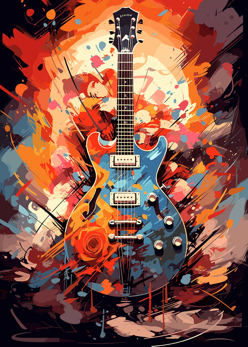 アート・デザイン・音楽 The electric guitar collection Empire Art