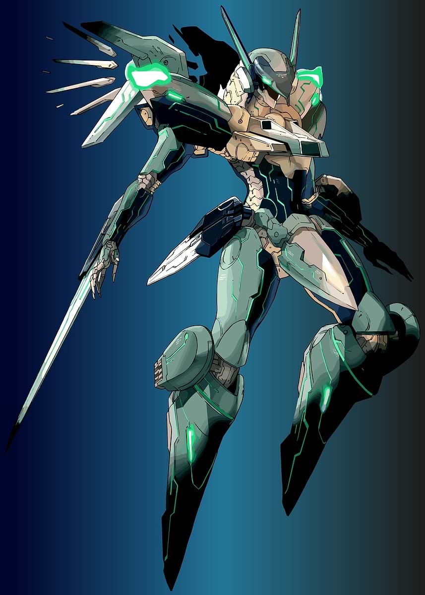 Zone of the Enders' Poster, picture, metal print, paint by Golden
