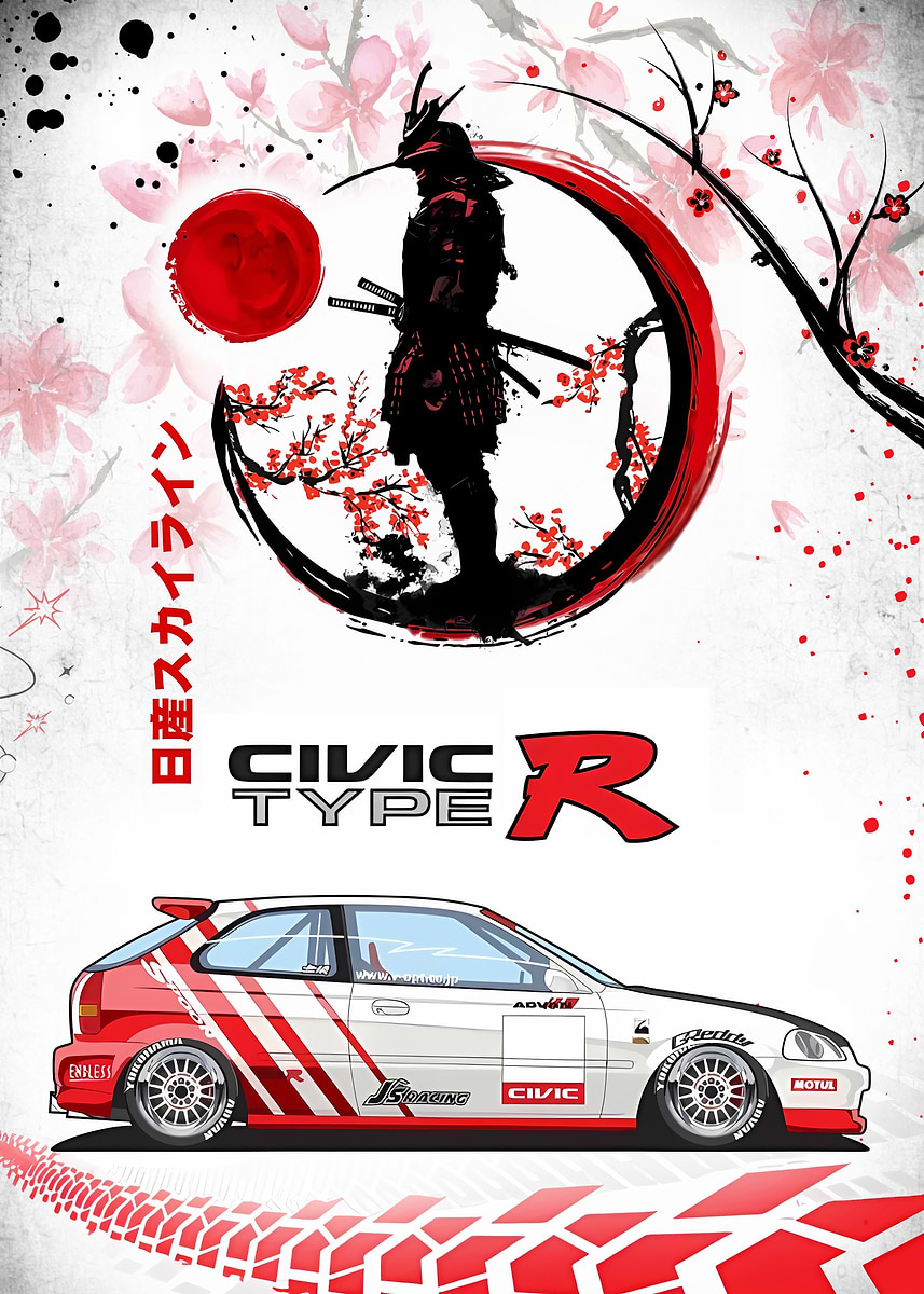 Honda Type R 30th A3ポスター Honda Type R 30th A3ポスター