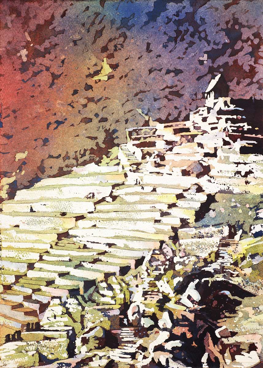 'Incan ruins Machu Picchu' Poster, picture, metal print, paint by Ryan ...