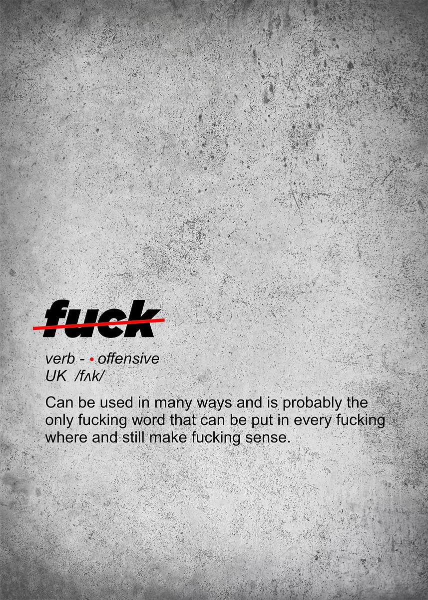 fuck Definition Poster Picture Metal Print Paint By Bestselling fuck-definition-poster-picture-metal-print-paint-by-bestselling