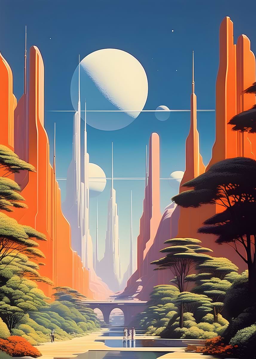 'Spring Planet' Poster, picture, metal print, paint by vandervisuals ...