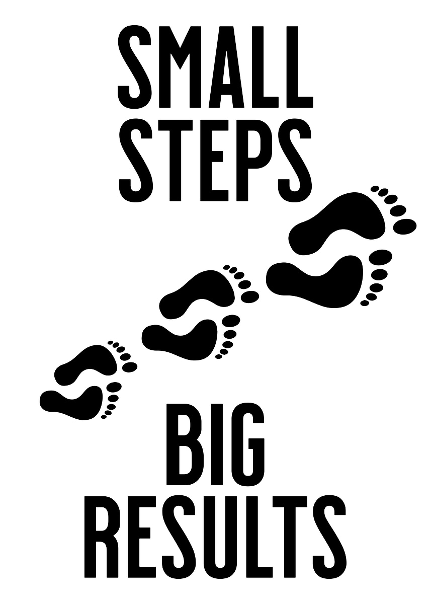'SMALL STEPS FOOTPRINTS' Poster, picture, metal print, paint by Atomic ...
