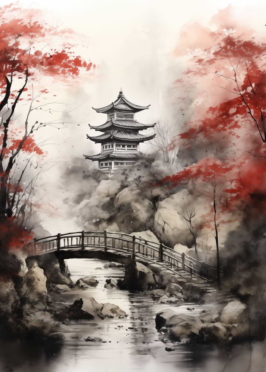 Welcome to Japan' Poster, picture, metal print, paint by Fahrudin