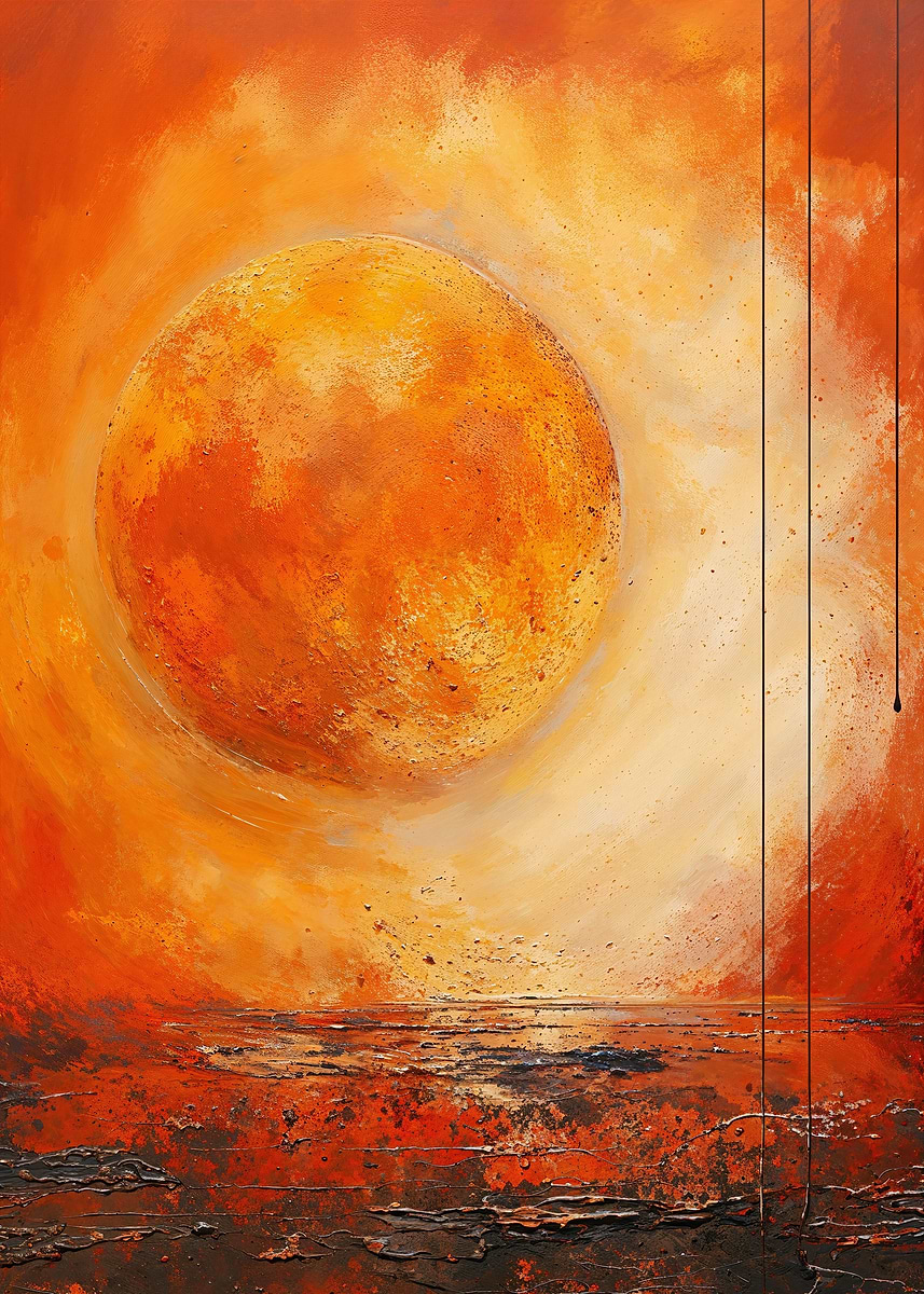 'Setting Sun' Poster, picture, metal print, paint by Duty Bound ...