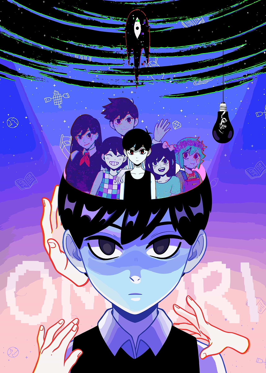 omori' Poster, picture, metal print, paint by Fire Ant | Displate