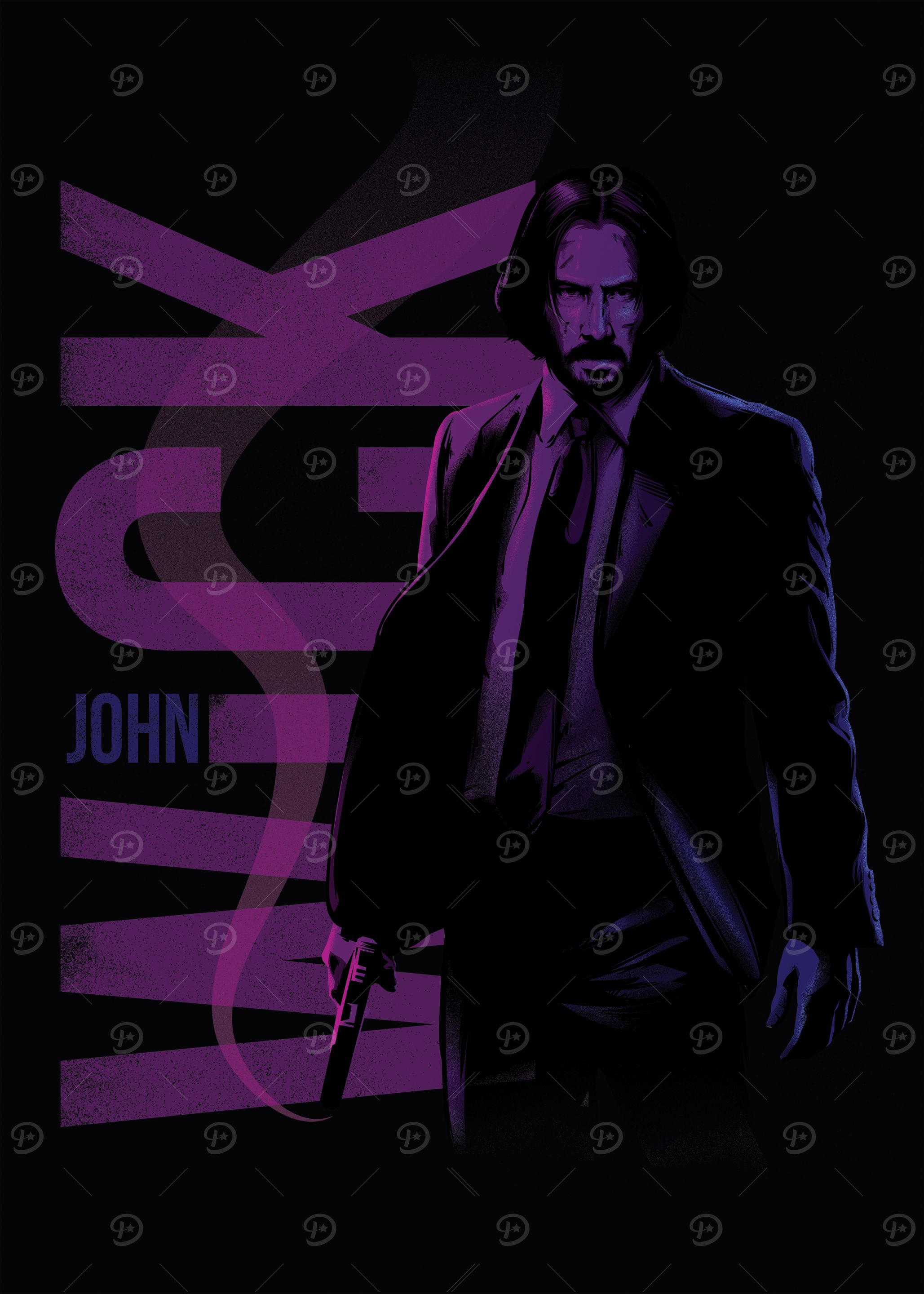 額縁 Displate JohnWick Limited Edition Poster Is the JOHN WICK Limited Release DISPLATE worth it? - YouTube