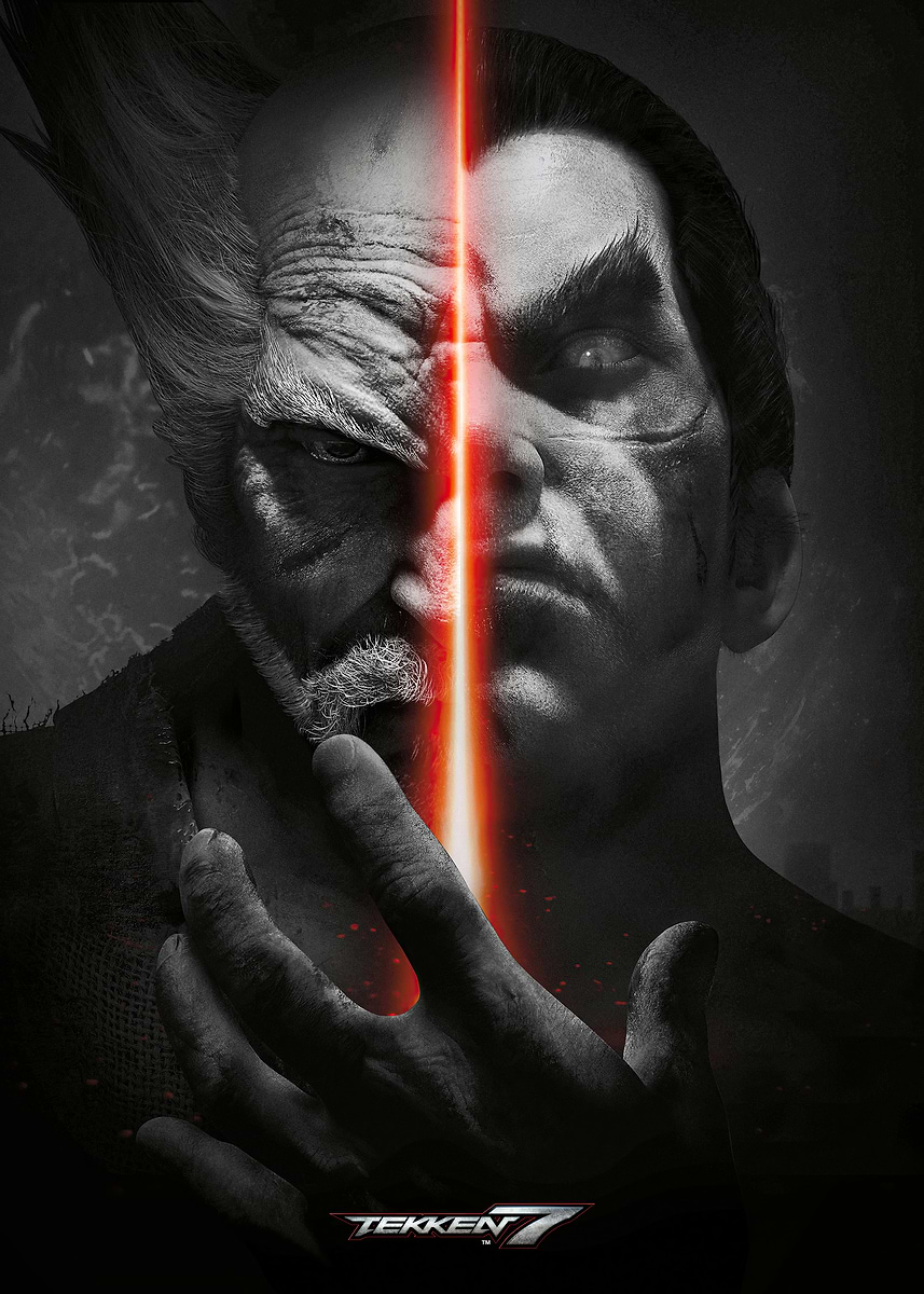 TEKKEN 7 Cover' Poster, picture, metal print, paint by TEKKEN