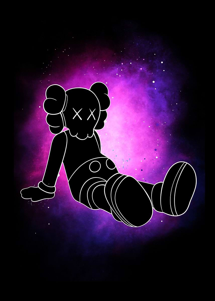 Kaws' Poster, picture, metal print, paint by Lardis Art | Displate