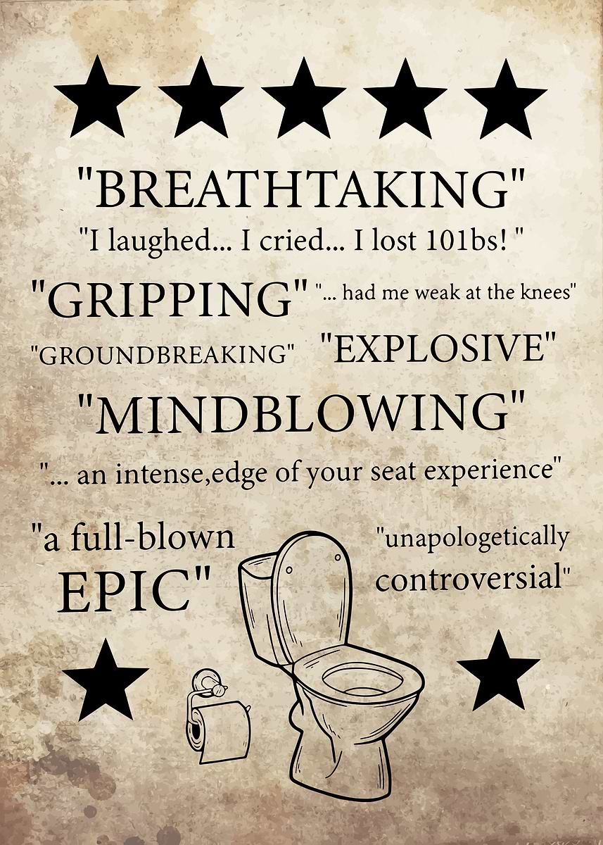 D Code Poster 'Funny Bathroom ' Poster, picture, metal print, paint by Metal Posters ...