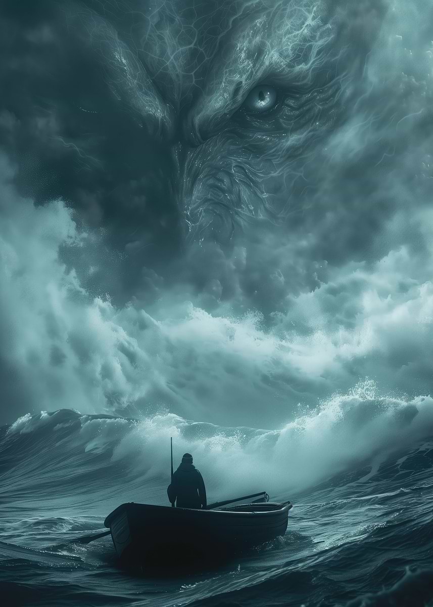 'Rise Of The Kraken' Poster, picture, metal print, paint by GLITCHED ...