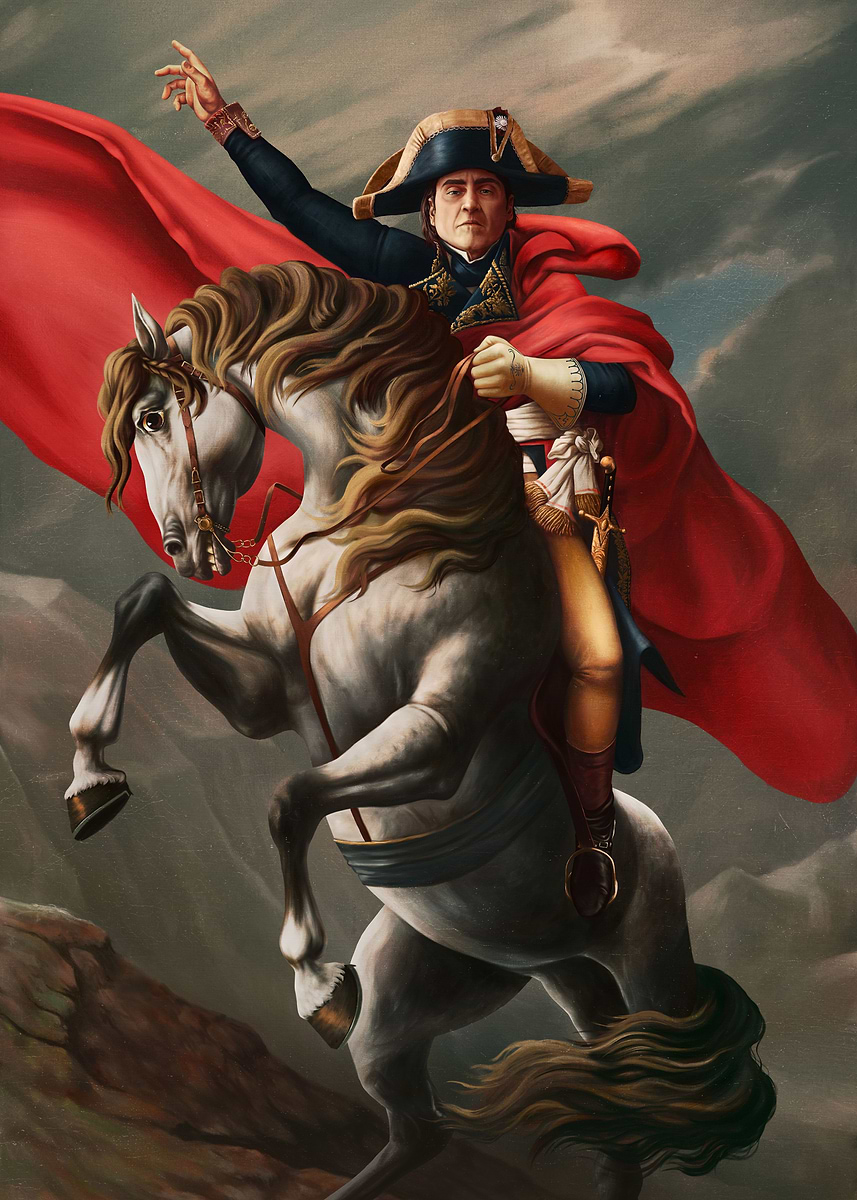 Napoleon' Poster, picture, metal print, paint by Diego Abreu