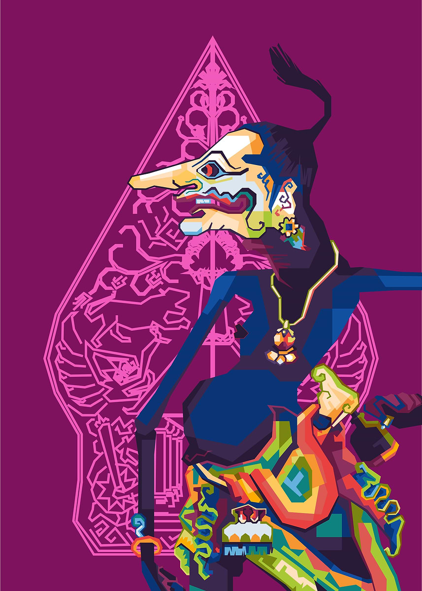 Puppet Java Hd 'Puppet Java Petruk WPAP' Poster, picture, metal print, paint by Akhmad ...