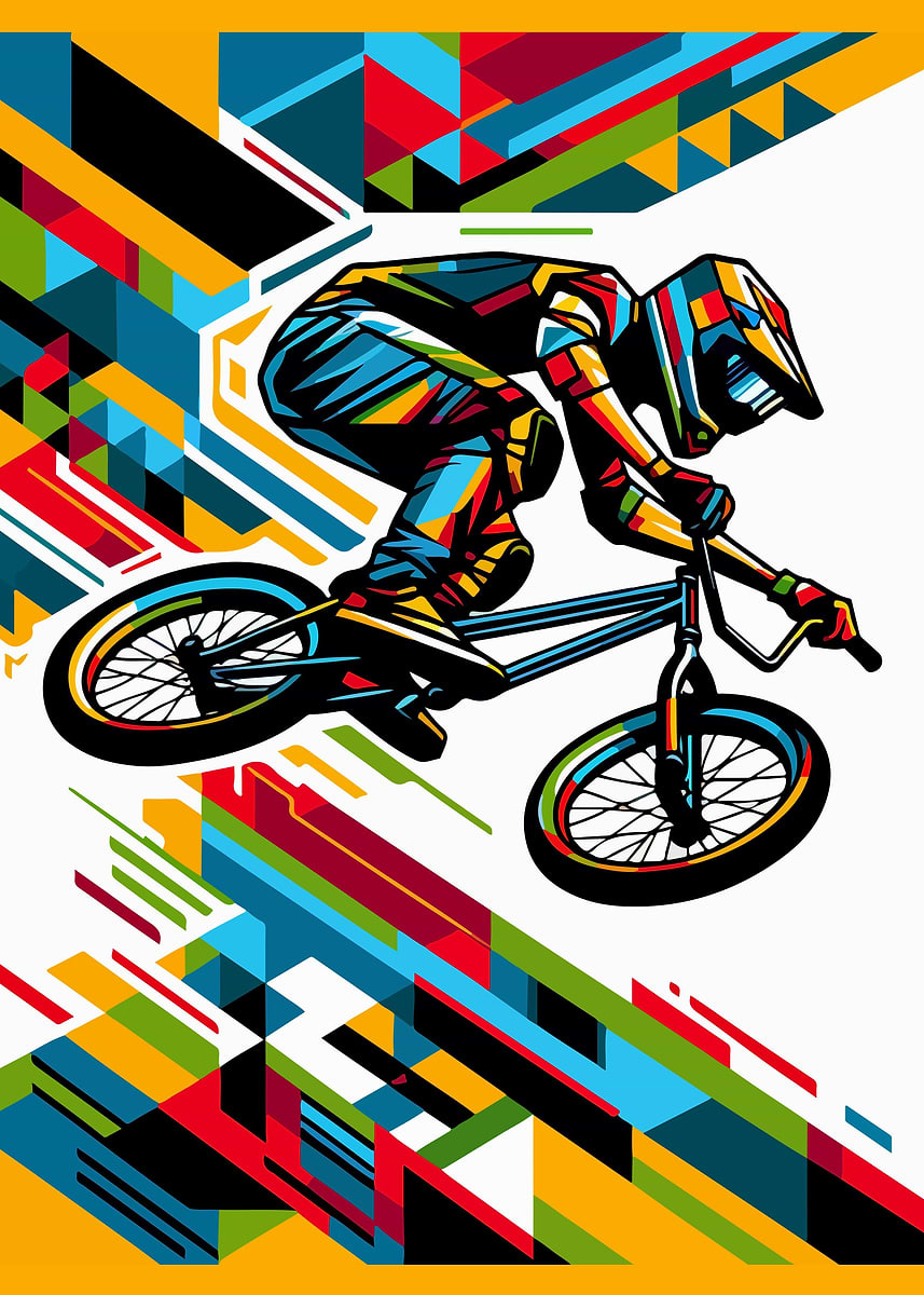 絵画 bmx afecce6ed2fe05a9548acf905d326d
