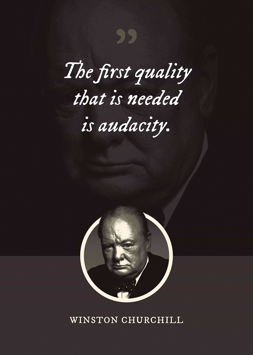 Quality First First Things First Picture 'The first quality that is ' Poster, picture, metal print, paint by ...