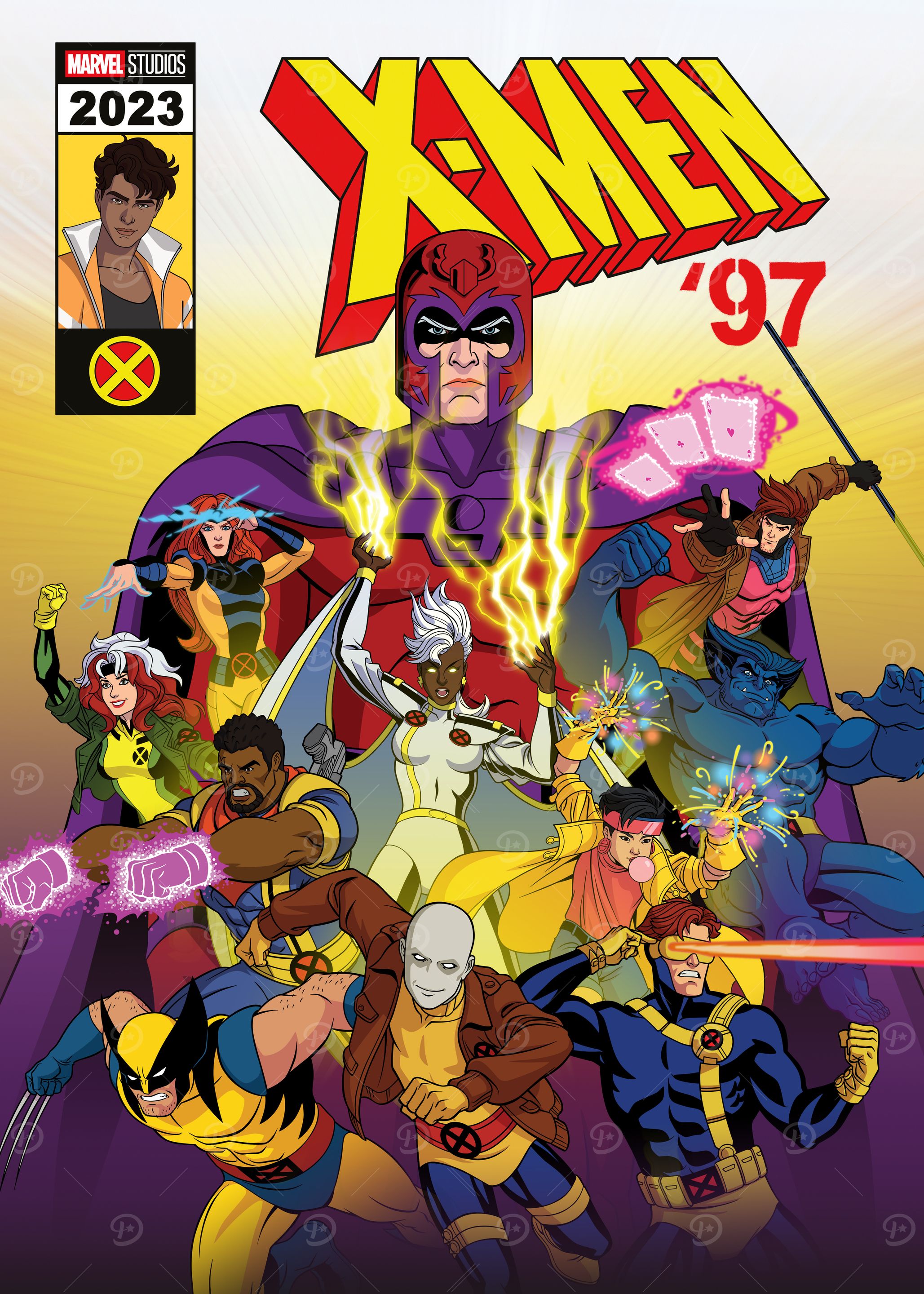 X-men 97 VHS' Poster, picture, metal print, paint by Marvel | Displate