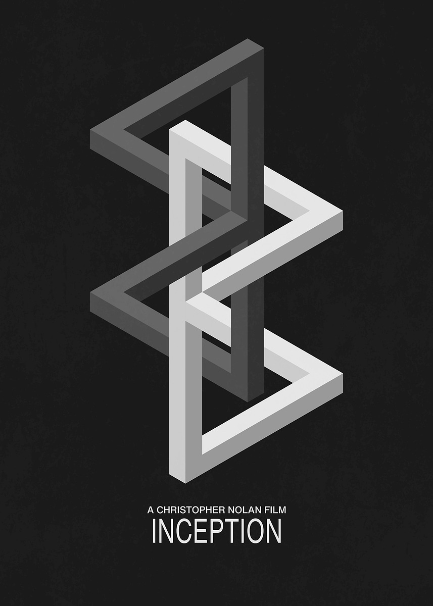 N025 Min Inception' Poster, picture, metal print, paint by