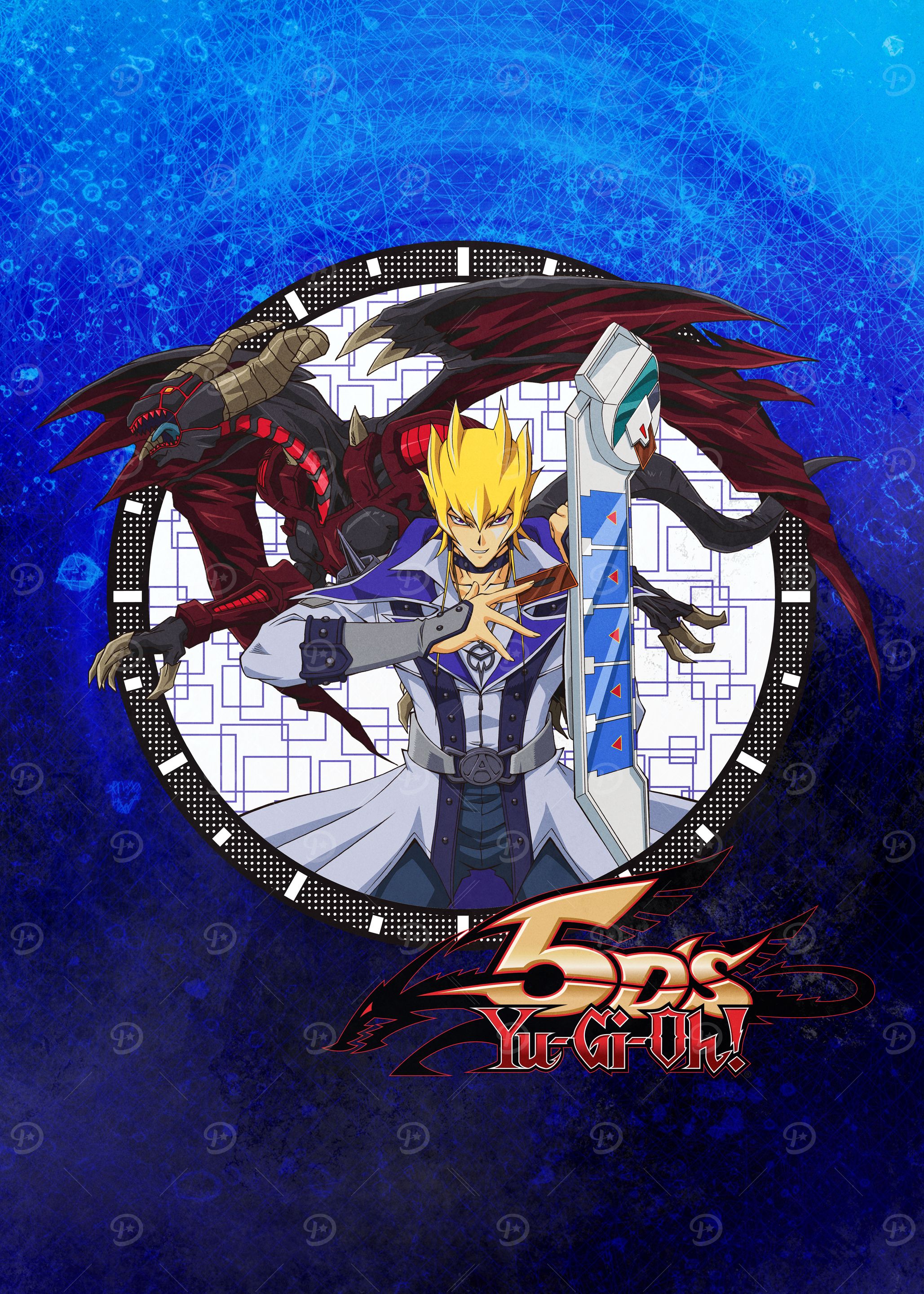 Jack Atlas' Poster, picture, metal print, paint by Yu-Gi-Oh! | Displate