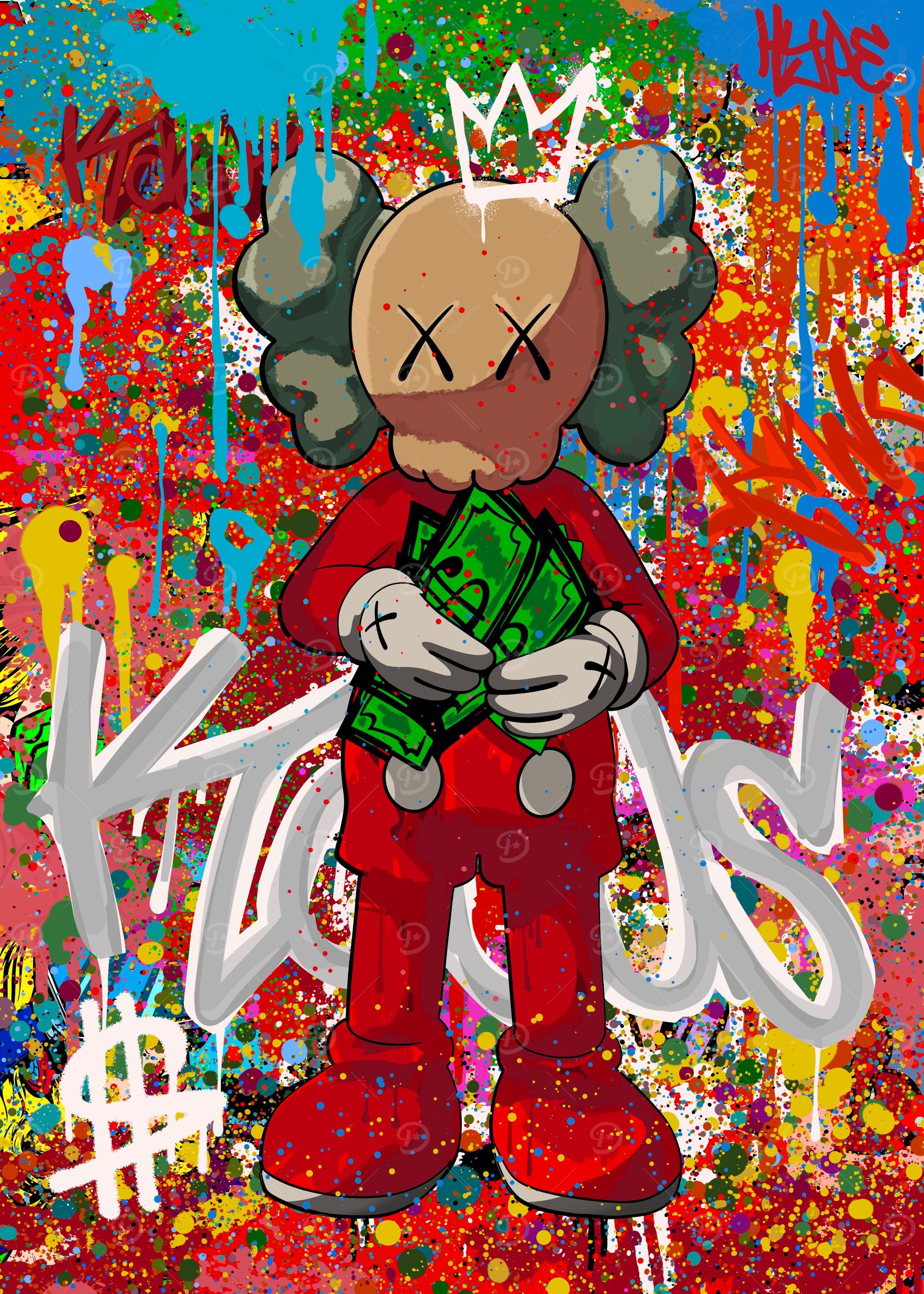 KAWS ピノキオ ポスター  KAWS Elms Lestersギャラリー 55677b8dbb55dd53834353066b28ad