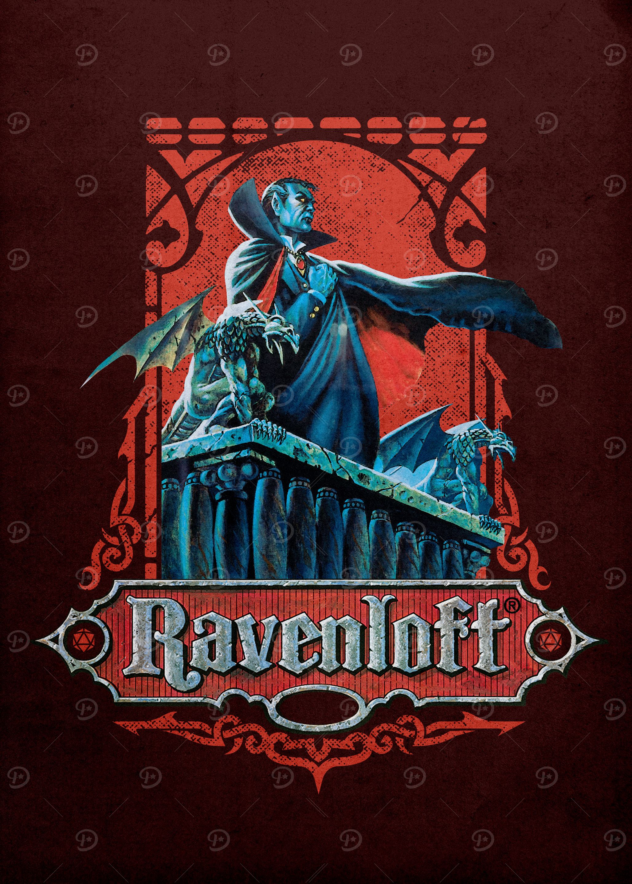 D&D Ravenloft' Poster, picture, metal print, paint by Dungeons and
