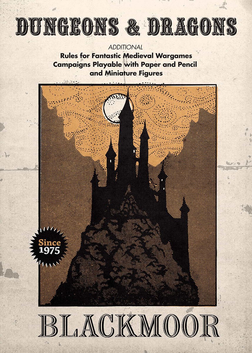 D&D Blackmoor' Poster, picture, metal print, paint by Dungeons and