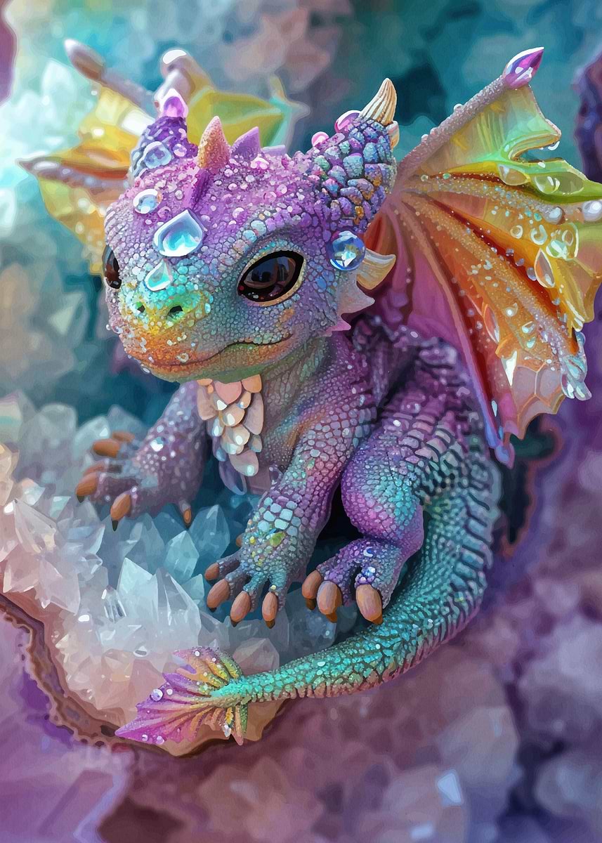 絵画 the baby dragon for peace Satomi M f6d2356fb46fb54a022254067879d7