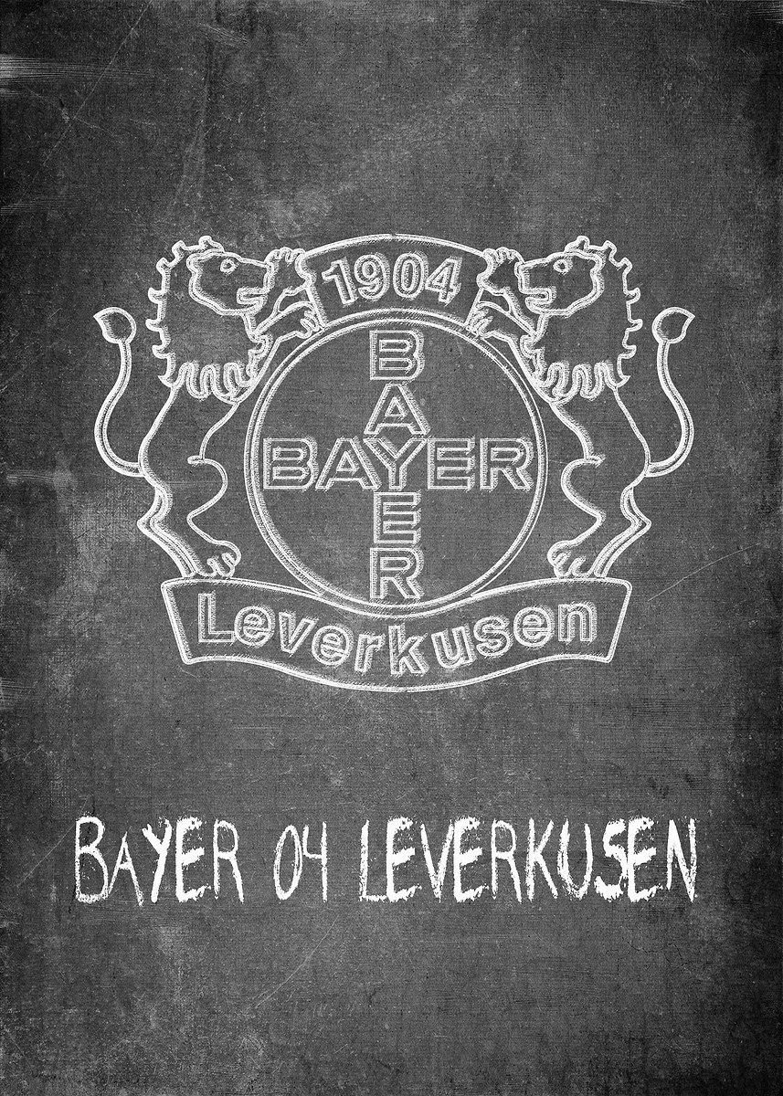 Bayer Leverkusen Poster, Picture & Metal Print – Soccer | Displate