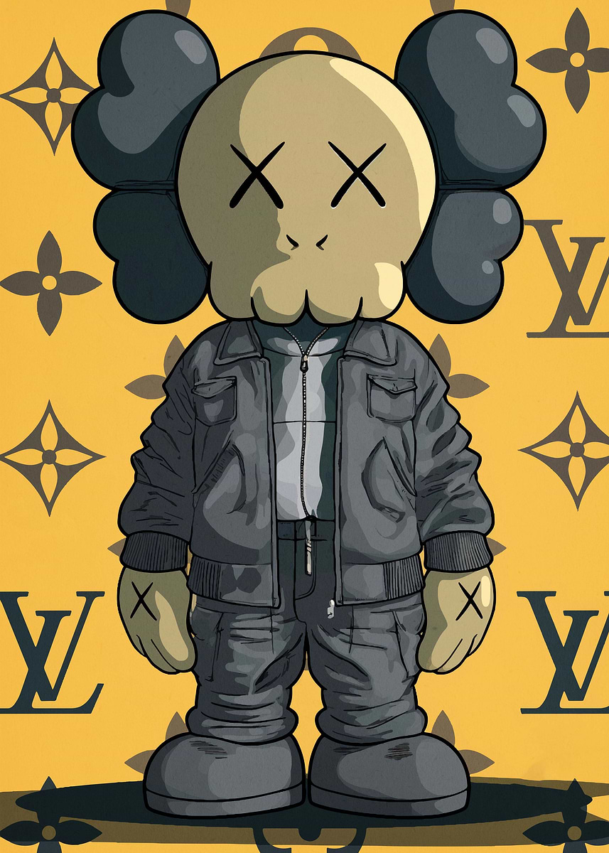 Kaws Hypebeast' Poster, picture, metal print, paint by Ellen