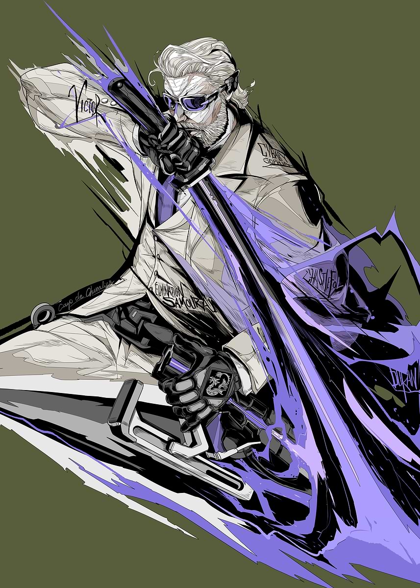 Victor Chevalier' Poster, picture, metal print, paint by TEKKEN