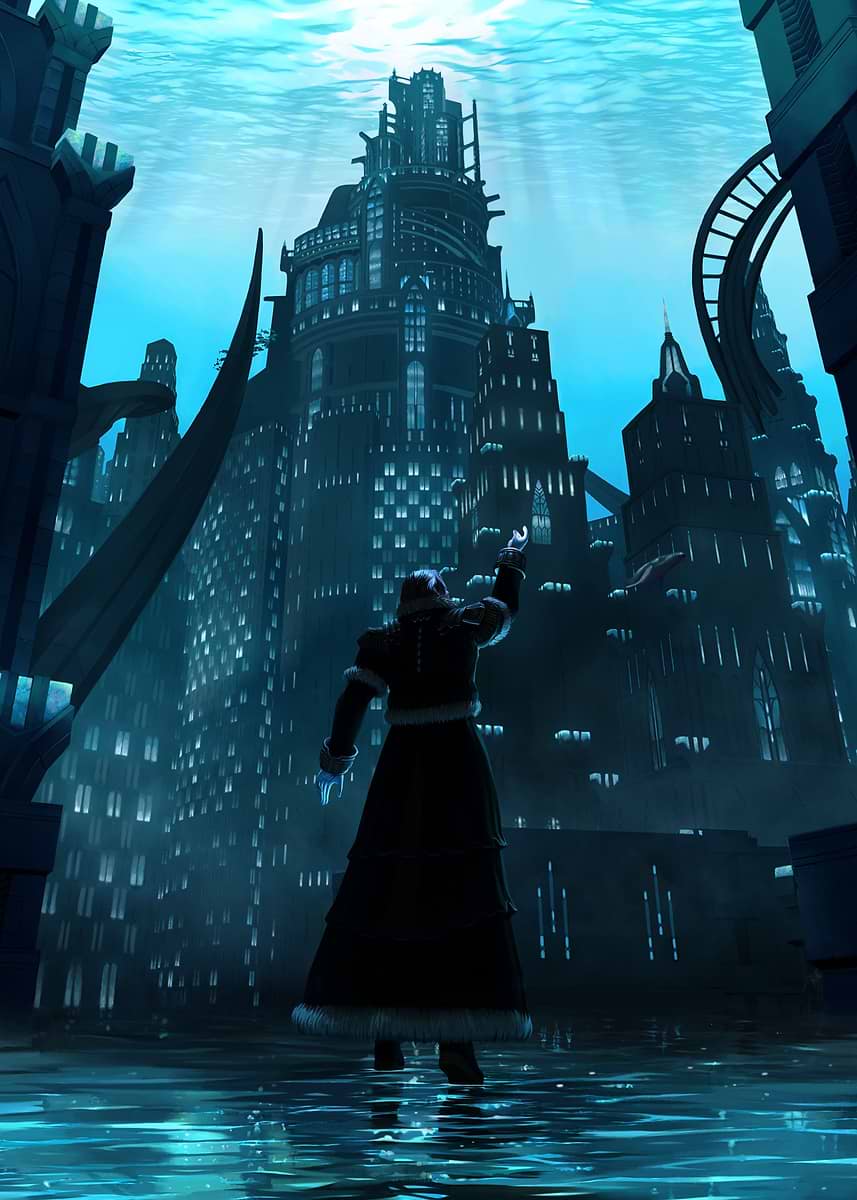 Vision of a Paradise Lost' Poster, picture, metal print, paint by