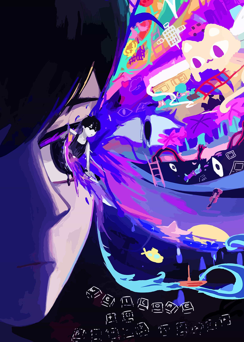 ⭐︎新品未開封　OMORI Lamp Room オモリ アートワーク　ポスター OMORI Lamp Room オモリ アートワーク ポスター omori OMORI Lamp Room