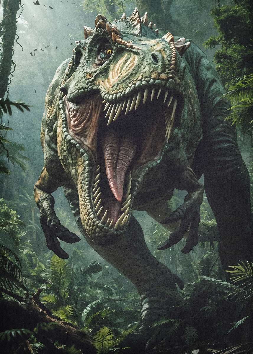 Gigantosaurus Dinosaur Poster Picture Metal Print Paint By gigantosaurus-dinosaur-poster-picture-metal-print-paint-by