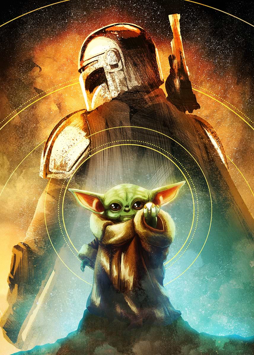 Fascinating metal poster featuring officially licensed Star Wars art.