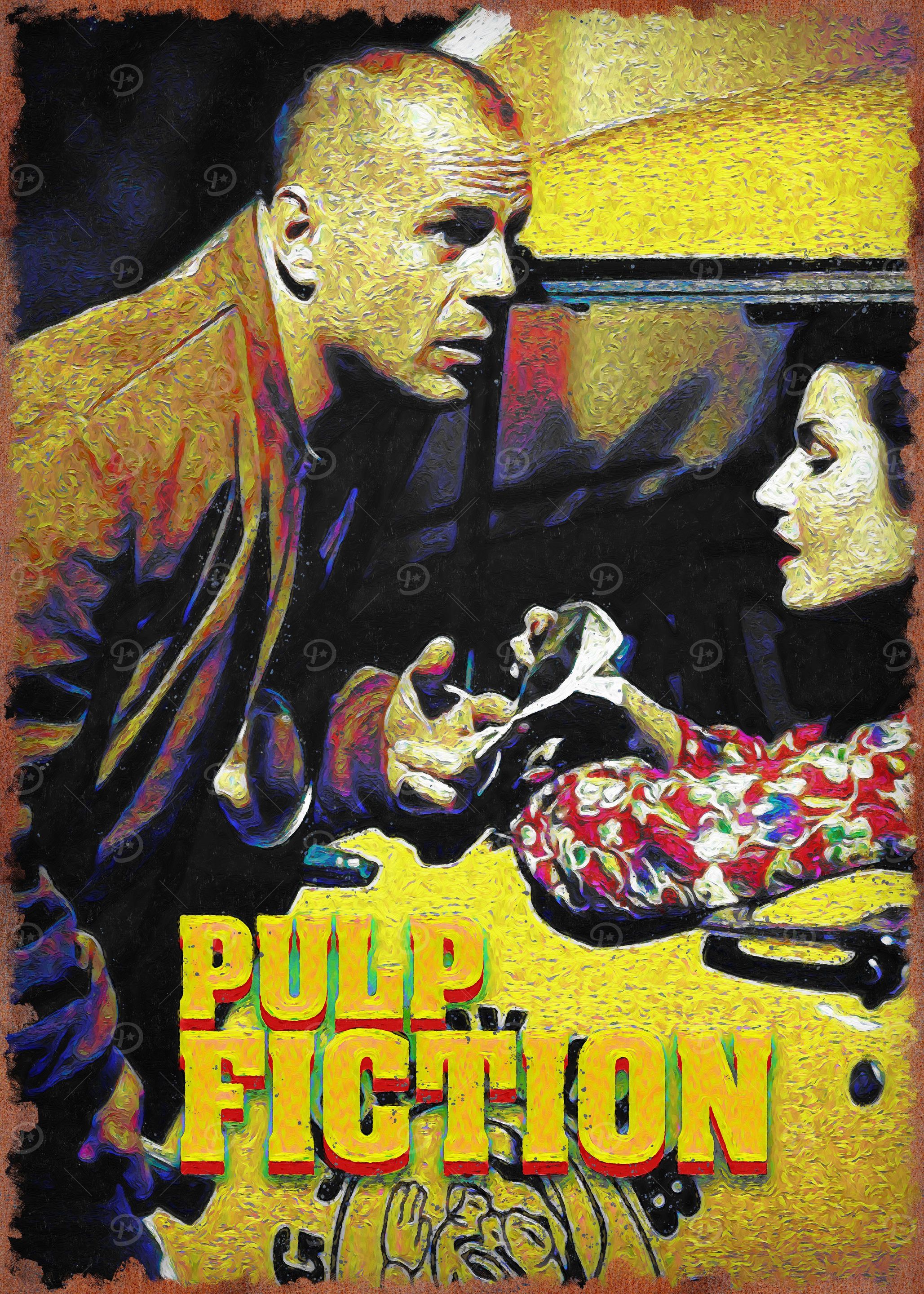Butch Pulp 'butch pulp fiction' Poster, picture, metal print, paint by Top ...