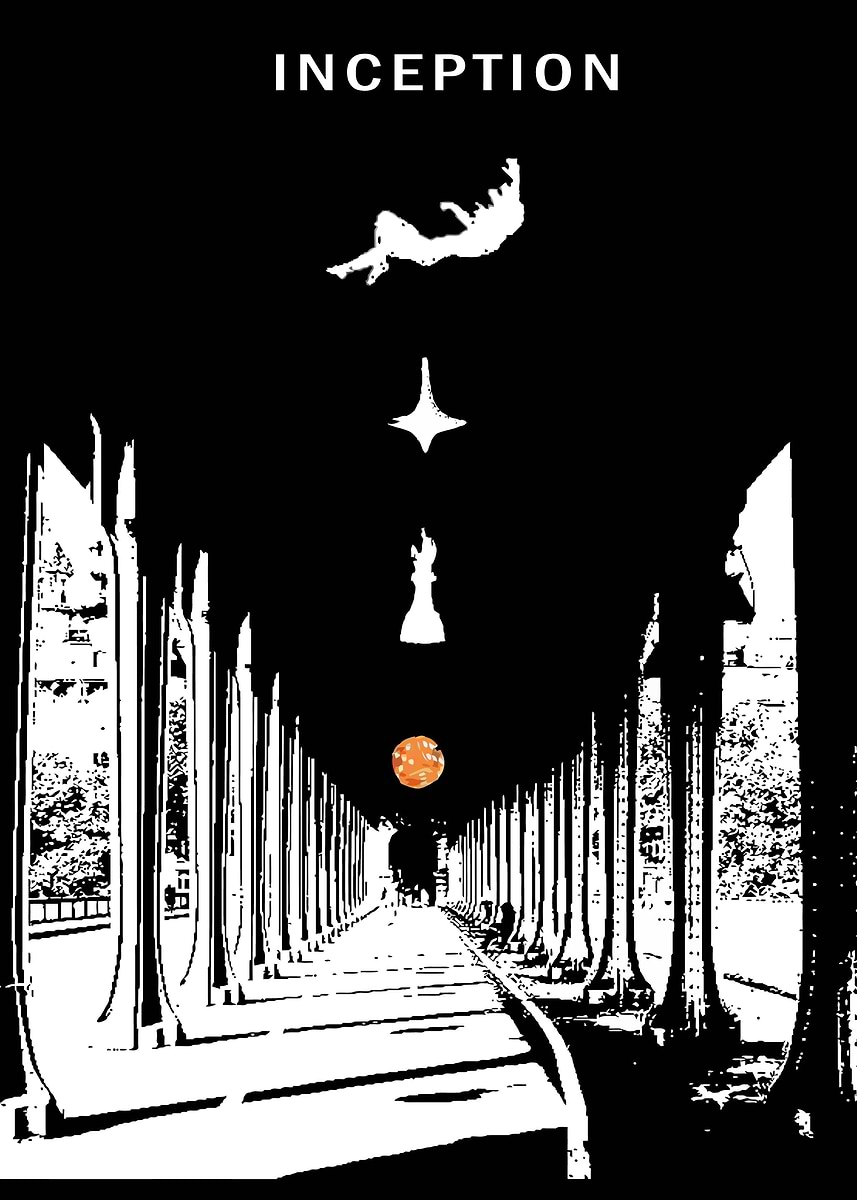 Inception' Poster, picture, metal print, paint by Ace Art | Displate