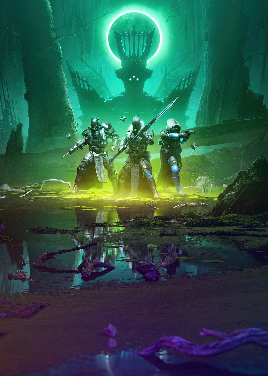 Destiny 2: The Witch Queen' Poster, picture, metal print, paint by