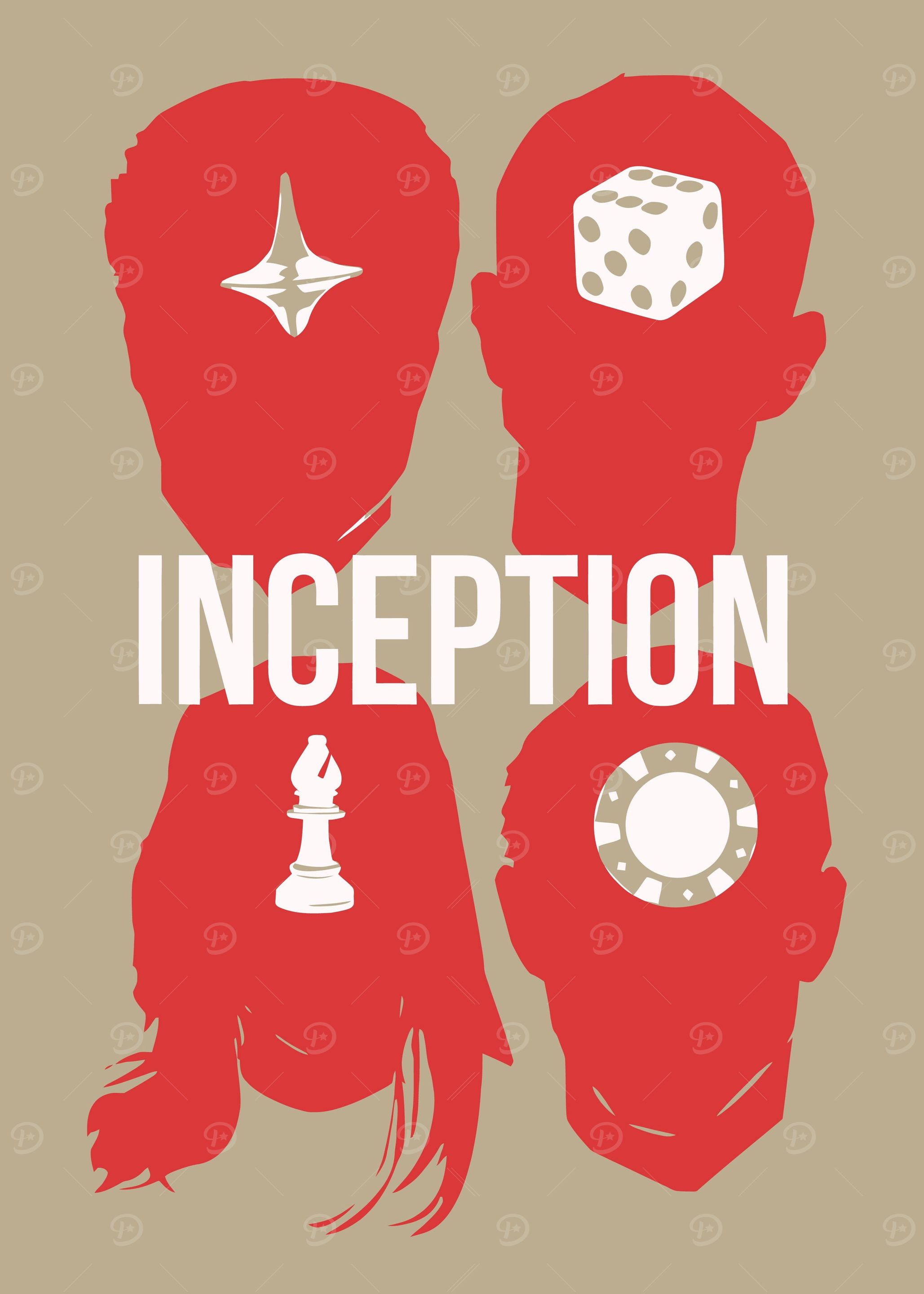 Inception' Poster, picture, metal print, paint by Ace Art | Displate