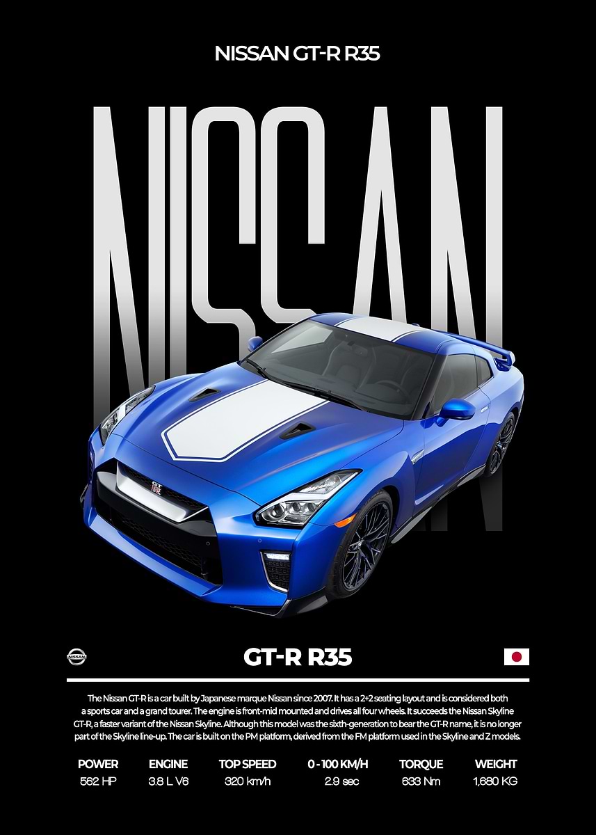 R35 GT-R 販売店用ポスター　photo R35 GT-R 販売店用ポスター photo R35 GT-R 販売店用ポスター