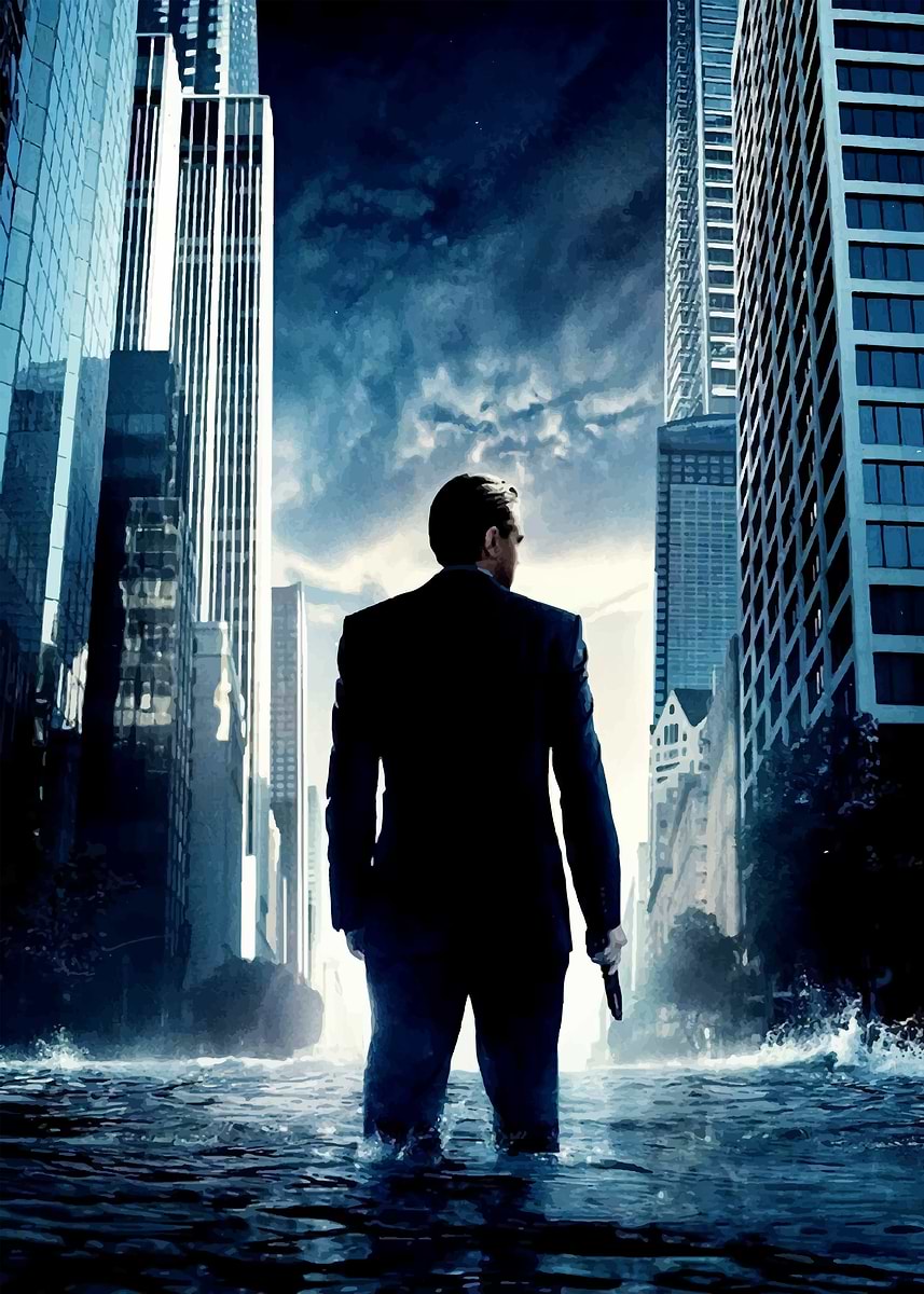 インセプション　displate INCEPTION' Poster, picture, metal print, paint by Tobi Widiyanto