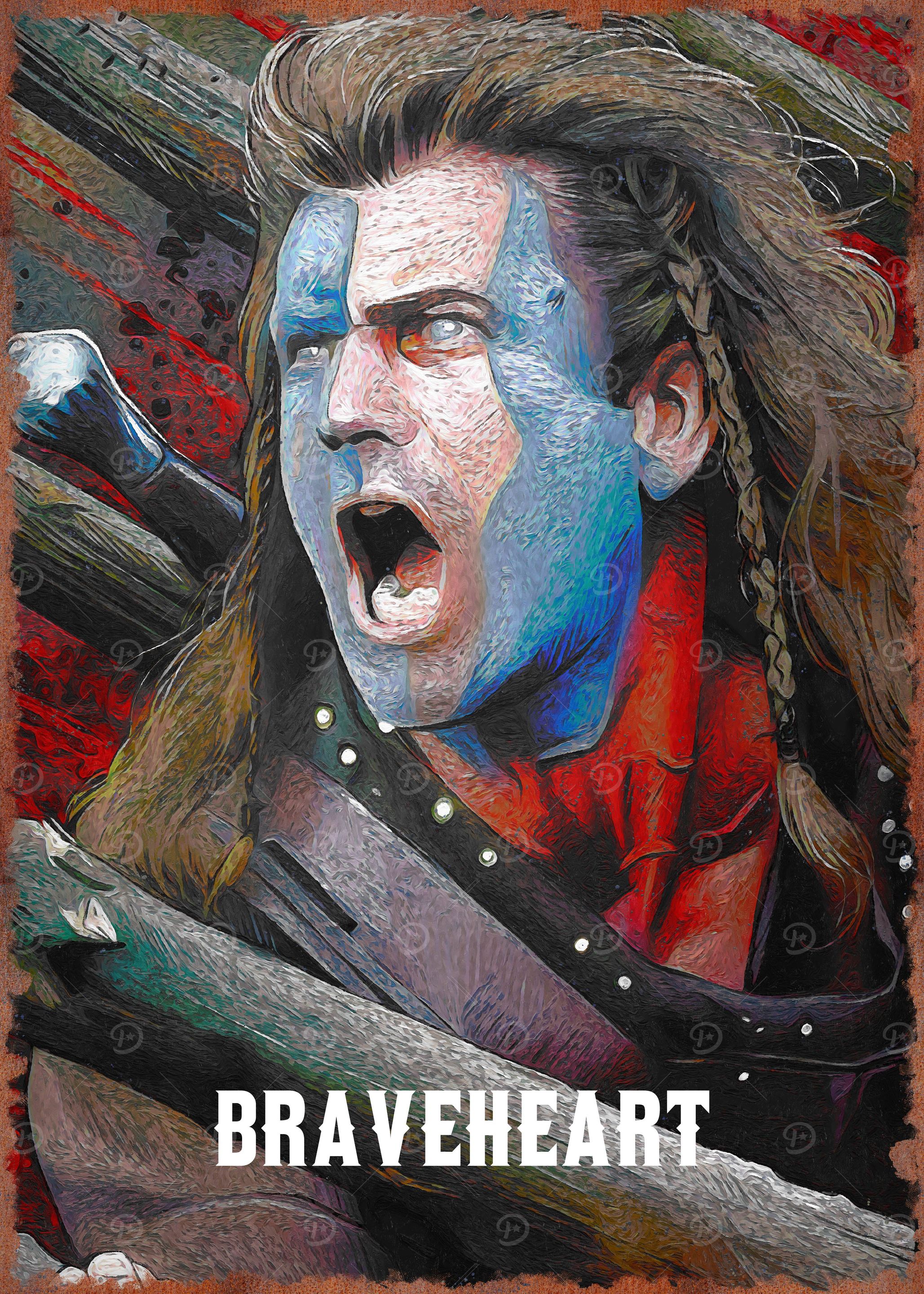 braveheart' Poster, picture, metal print, paint by Cool Metalic