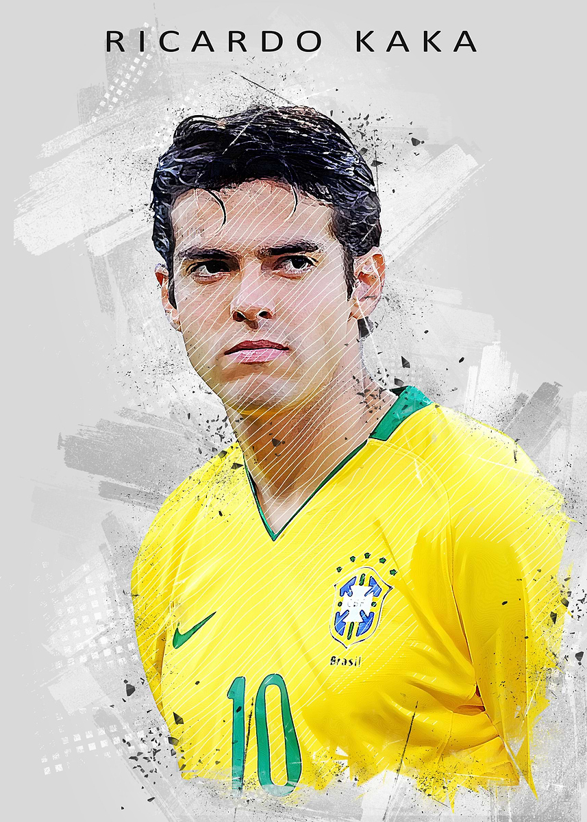 Ricardo Kaka' Poster, picture, metal print, paint by Sheldon