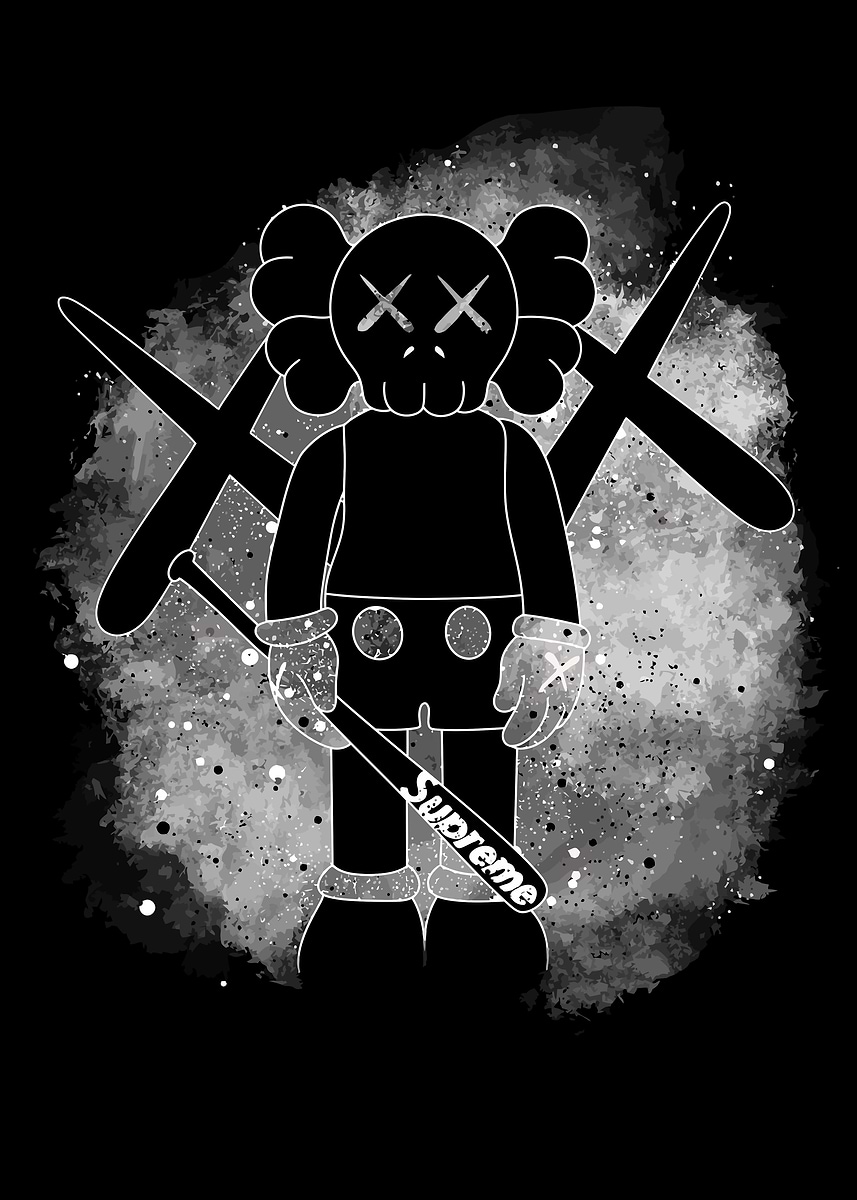 Kaws' Poster, picture, metal print, paint by Family Anime | Displate
